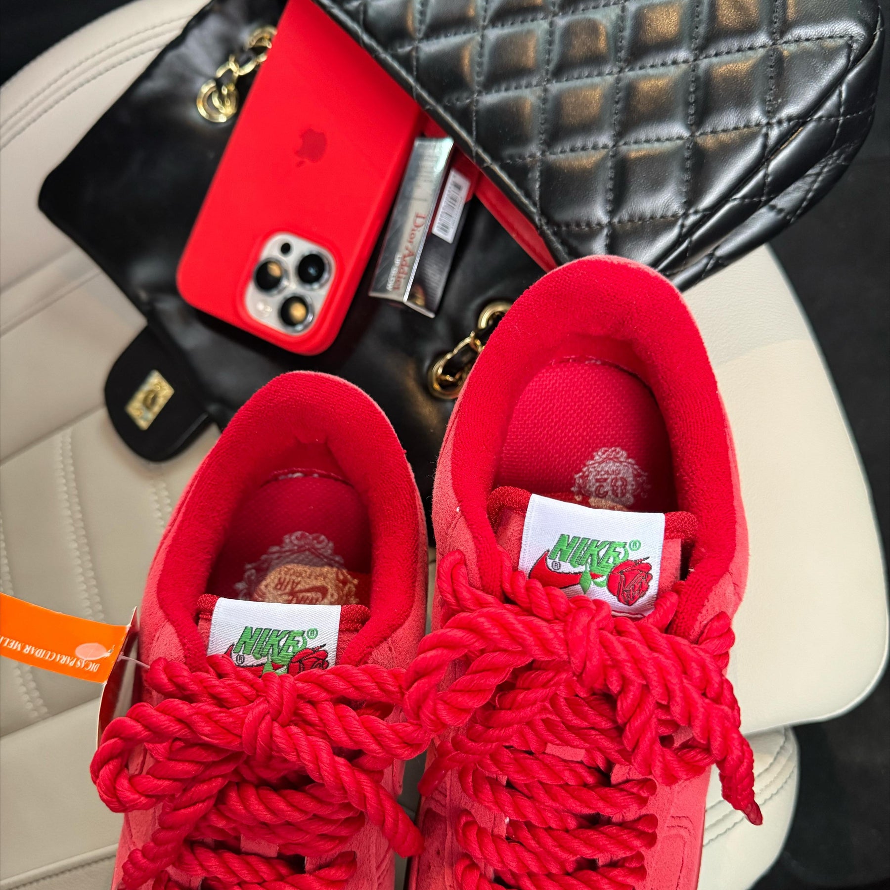 Tênis Air Force Vermelho Corda - Premium