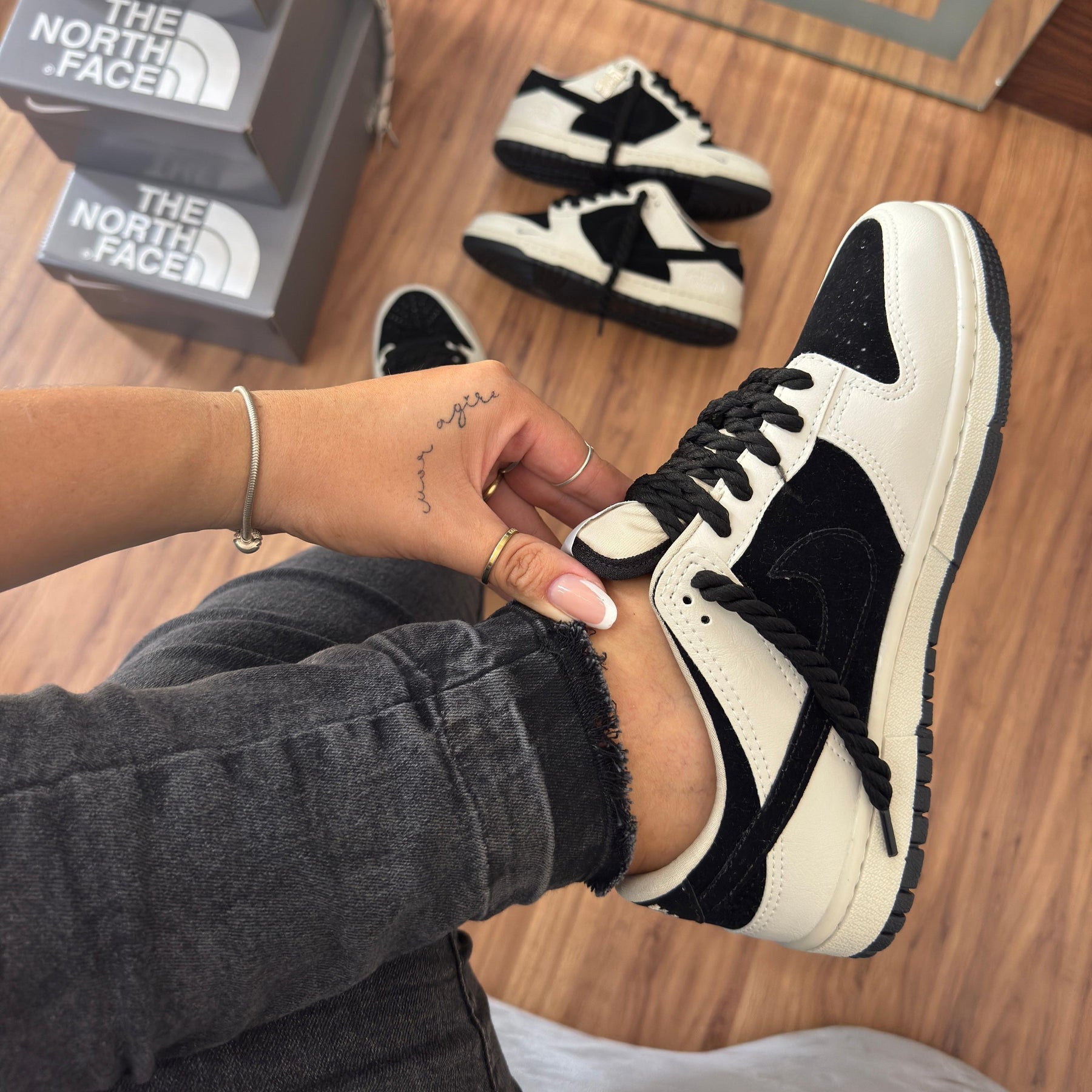 Tênis Dunk The North Face Preto - Premium