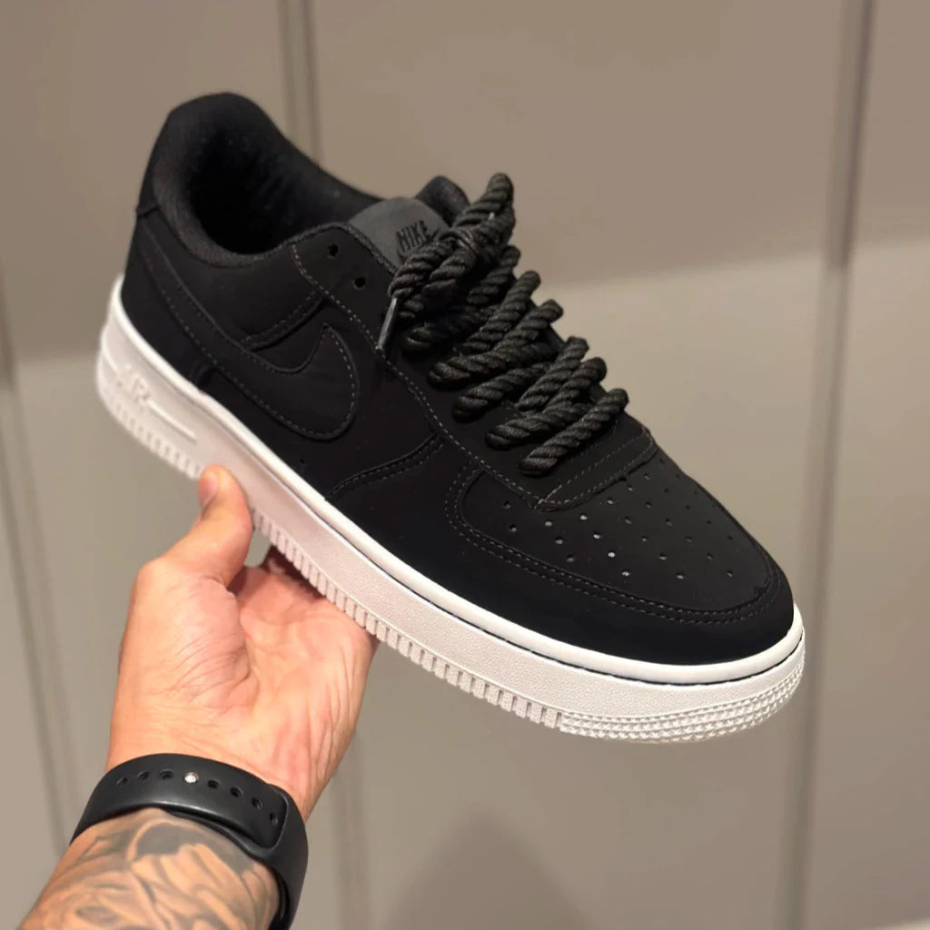 Tênis Air Force Preto Corda - Premium