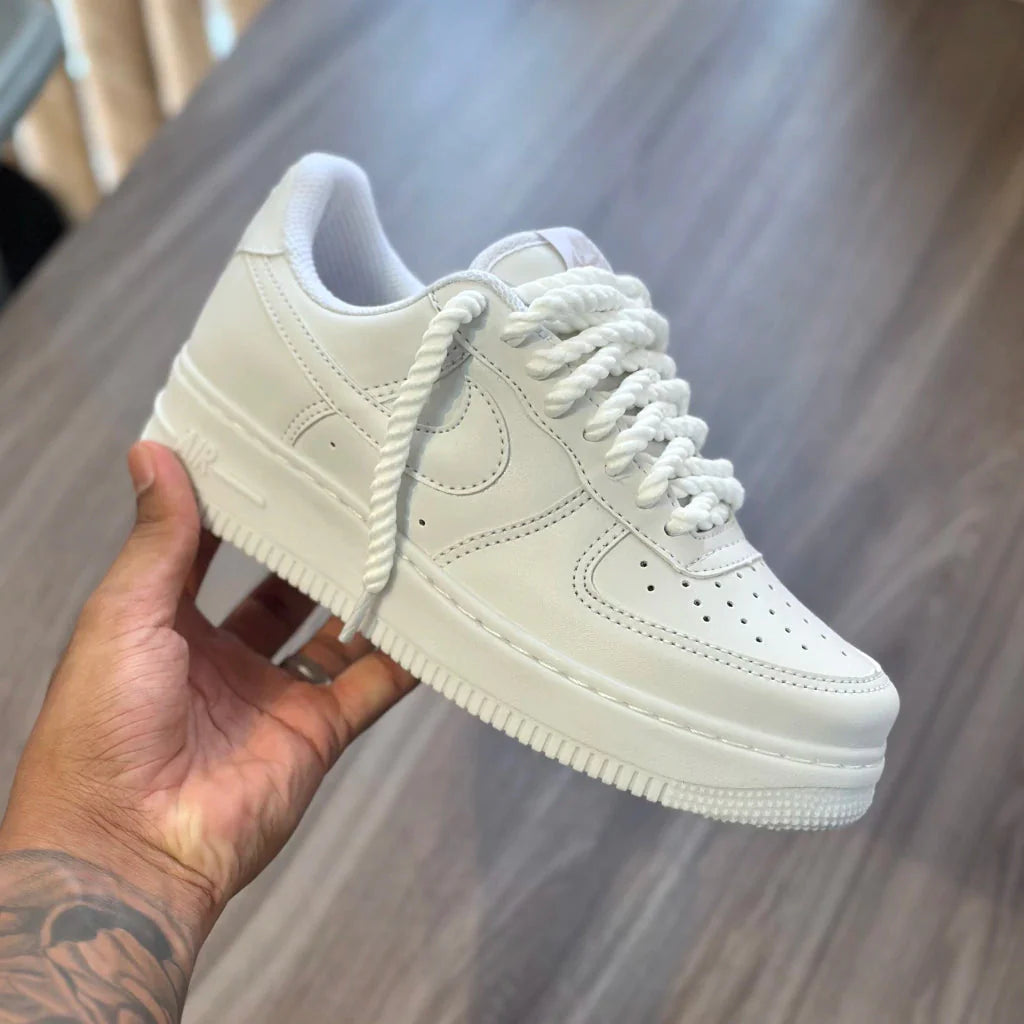 Tênis Air Force Branco Corda - Premium