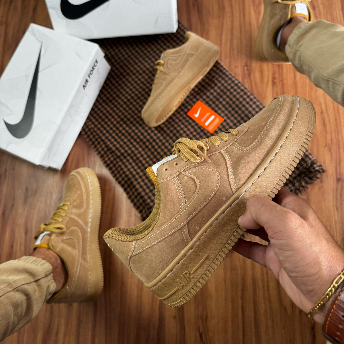 Tênis Air Force Caramelo - Premium