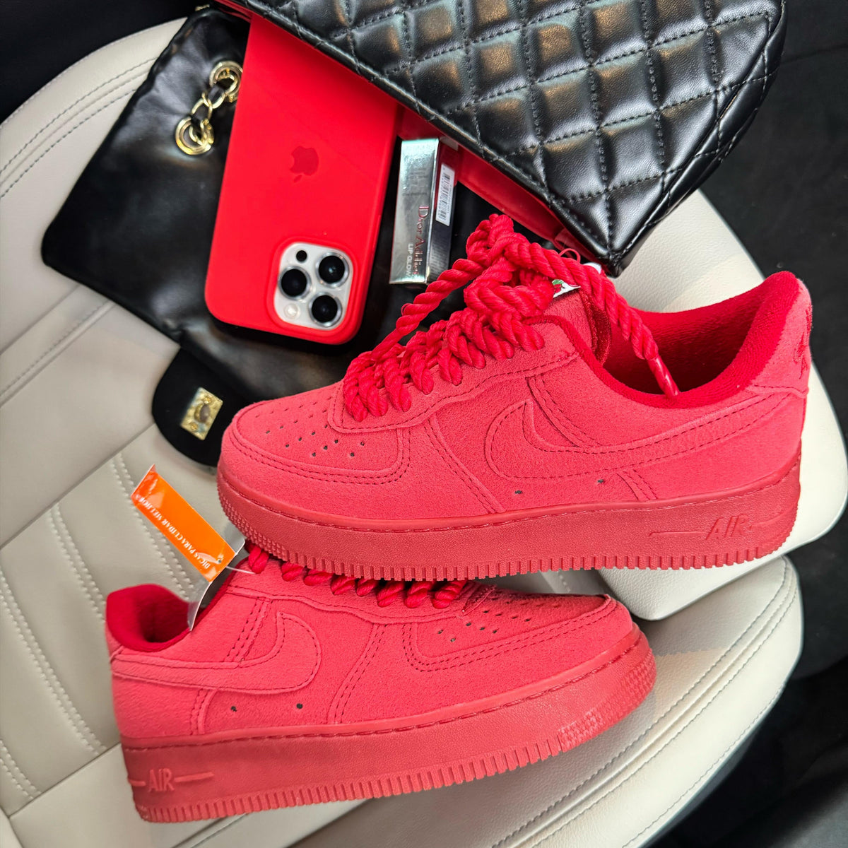 Tênis Air Force Vermelho Corda - Premium
