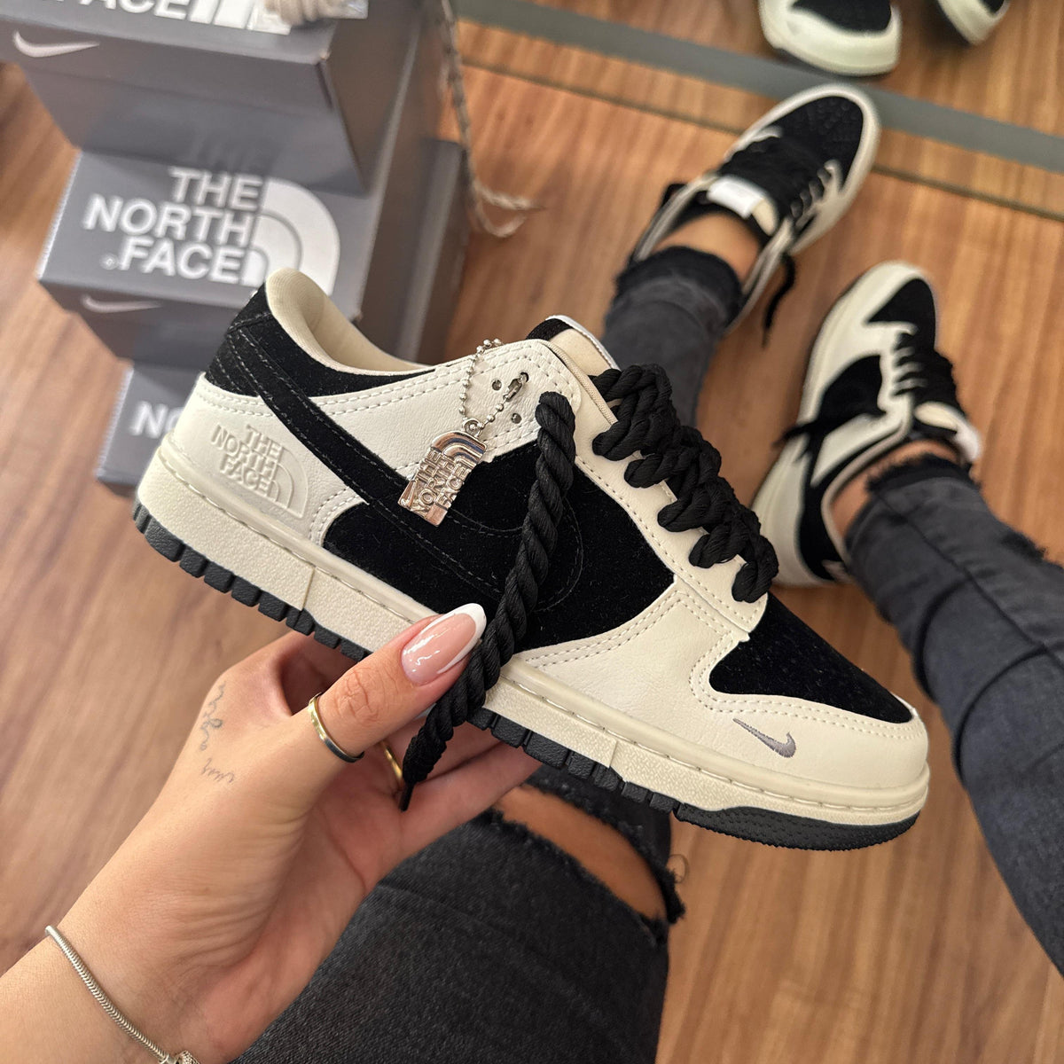 Tênis Dunk The North Face Preto - Premium