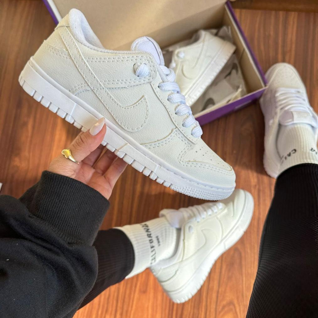 Tênis Dunk Branco - Premium