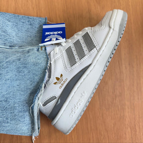 Tênis Fórum Cinza com Branco - Premium