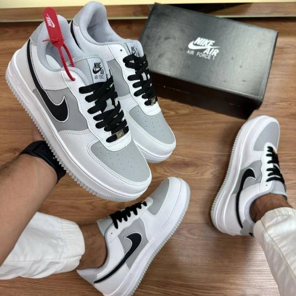 Tênis Air Force Branco e Preto - Premium