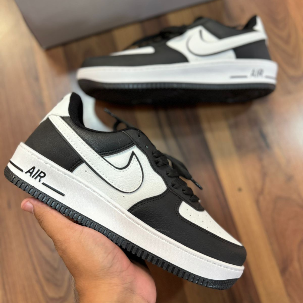 Tênis Air Force Preto e Branco - Premium