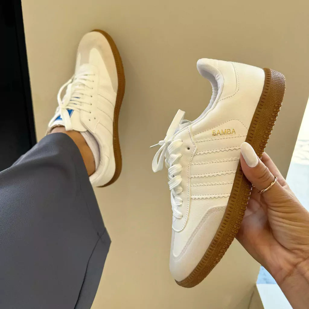 Tênis Samba Branco - Premium